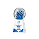 Genista Full Color Spheres on Celestina Base Glass Award