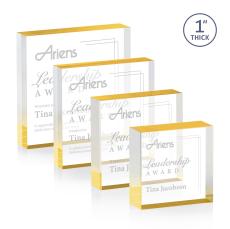 Laval Gold Acrylic Award - Employee Awards