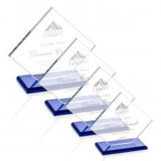 Employee Gifts - Huron Blue Diamond Crystal Award