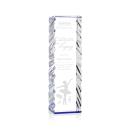 Arezzo Blue Obelisk Crystal Award