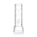 Arezzo Clear on Base Obelisk Crystal Award