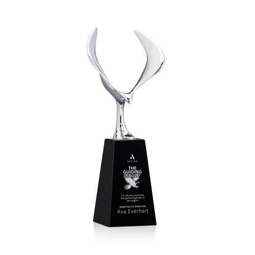Corporate Awards - Crystal Awards - Maverick Eagle on Novita - Black