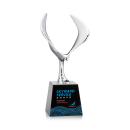 Maverick Full Color Black on Fortino Animals Crystal Award