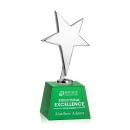 Tuscany Chrome Star on Robson Base - Green