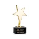 Tuscany Gold Star on Paragon Base - Black
