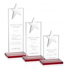 Employee Gifts - Bryanston Red Star Crystal Award