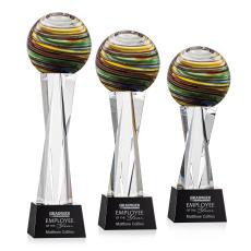 Lunar Spheres on Grafton Black Glass Award - Glass Awards