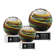 Lunar Spheres on Hancock Clear Glass Award - Glass Awards