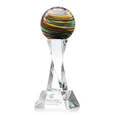 Lunar Spheres on Langport Clear Glass Award - Glass Awards