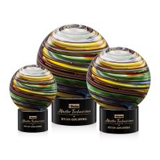 Lunar Spheres on Marvel Green Glass Award - Glass Awards