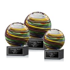 Lunar Spheres on Square Marble Award - Glass Awards