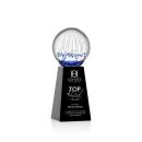 Starburst Black on Novita Base Spheres Glass Award