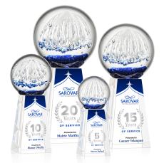 Starburst Full Color Clear on Novita Base Spheres Glass Award - Glass Awards