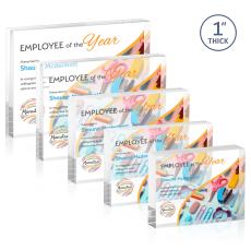 Toledo Full Color Clear (Horiz) Rectangle Acrylic Award - Years of Service Awards
