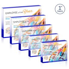 Toledo Full Color Blue (Horiz) Rectangle Acrylic Award - Years of Service Awards