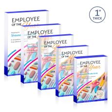 Toledo Full Color Blue (Vert) Rectangle Acrylic Award - Years of Service Awards