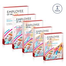 Toledo Full Color Red (Vert) Rectangle Acrylic Award - Years of Service Awards