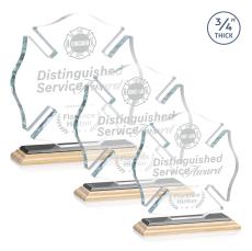 Maltese Cross/Ebony Abstract / Misc Bamboo Award - Award Plaques