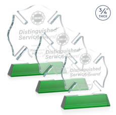Maltese Cross on Newhaven - Green - Award Shapes