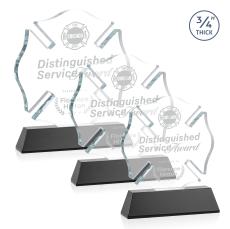 Maltese Cross on Newhaven - Black - Award Shapes