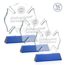 Maltese Cross on Newhaven - Blue - Award Shapes