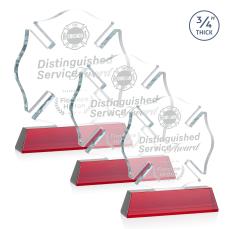 Maltese Cross on Newhaven - Red - Award Shapes