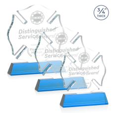 Maltese Cross on Newhaven - Sky Blue - Award Shapes