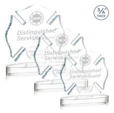 Maltese Cross on Alberton - Clear - Award Shapes