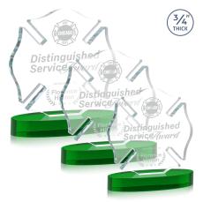 Maltese Cross on Alberton - Green - Award Shapes