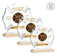 Maltese Cross Full Color/White Abstract / Misc Bamboo Award - Newest Additions