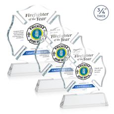 Maltese Cross Full Color Abstract / Misc on Newhaven Crystal Award - Newest Additions