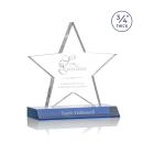 Show photo 1 of Chippendale Blue Star Crystal Award