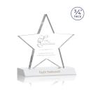 Chippendale White Star Crystal Award