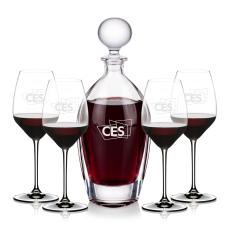 Langara Decanter & RIEDEL Extreme Wine - Etched Barware