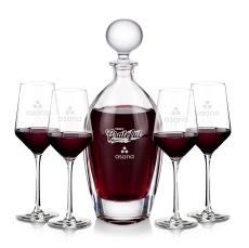 Langara Decanter & Tucson Wine - Etched Barware