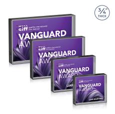 Verona Paperweight Full Color Double Sided - Black - Years of Service Awards