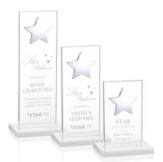 Dallas White/Silver Star Crystal Award - Service Awards