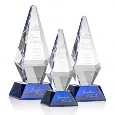 Employee Gifts - Denton Blue Diamond Crystal Award