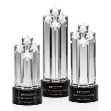 Ascot Black Star Crystal Award - Service Awards