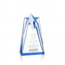 Rosina Blue Star Acrylic Award