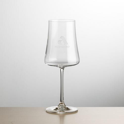 Corporate Gifts, Recognition Gifts and Desk Accessories - Etched Barware - Wine Glasses - Dakota Wine - Deep Etch