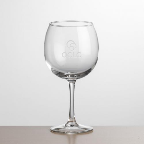 Corporate Gifts, Recognition Gifts and Desk Accessories - Etched Barware - Wine Glasses - Carberry Balloon Wine - Deep Etch