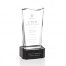 Violetta Black on Base Arch & Crescent Crystal Award