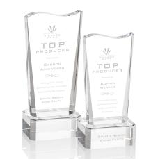 Violetta Clear on Base Abstract / Misc Crystal Award - Corporate Awards