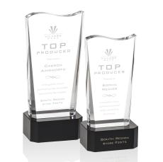 Violetta Black on Base Abstract / Misc Crystal Award - Corporate Awards
