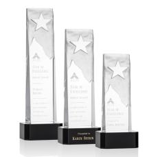 Stapleton Black on Base Star Crystal Award - Crystal Awards