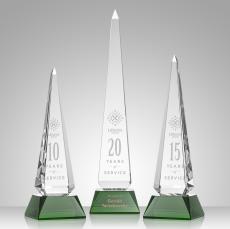 Helmsley Obelisk - Green - Corporate Awards
