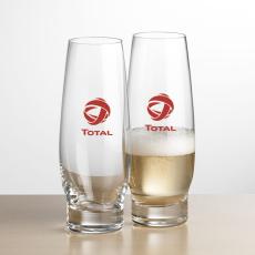 Glenarden Stemless Flute - Imprinted - Etched Barware