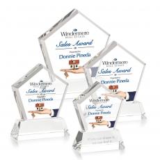 Employee Gifts - Genosee Full Color Clear on Base Crystal Award