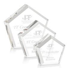 Genosee Desktop Crystal Award - Employee Awards